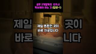 뇌빌달육아 - 8 : 아기가 생후 3개월내에 반드시 확보해야 하는 능력 [답변 시리즈-]