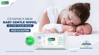 100% biodegradable Cetaphil Baby Gentle Wipes