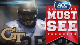 ACC Must See Moment | Georgia Tech's Marcordes 95 Yard Interception Touchdown | ACCDigitalNetwork