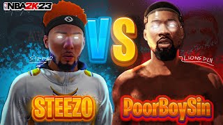 STEEZO vs POORBOYSIN NBA 2K23 (GAME OF THE YEAR) 6'9 POINT GOD vs 6'9 POINT GOD HOW TO EFFICIENT ISO