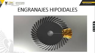 Engranes cónicos: gusano, espirales, Zerol, Hipoidales y espiroidales.