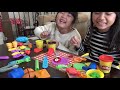 【キッチンおもちゃ】Play Doh（プレイドー）粘土で遊んでみた♪