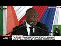 President Ramaphosa speaks at the funeral service of amaMpondo king