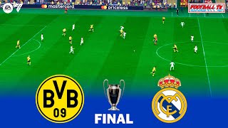 Borussia Dortmund vs Real Madrid - Final UEFA Champions League 2024 | EA FC 24 Gameplay PC