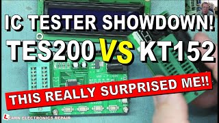 IC Chip Tester Review TES200 vs KT152 This really Surprised me! 4000 74 7400 ser