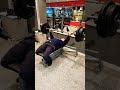 225lbs 102.5kg bench press x10 reps @65kg 143lbs bodyweight powerlifting benchpress subscribe