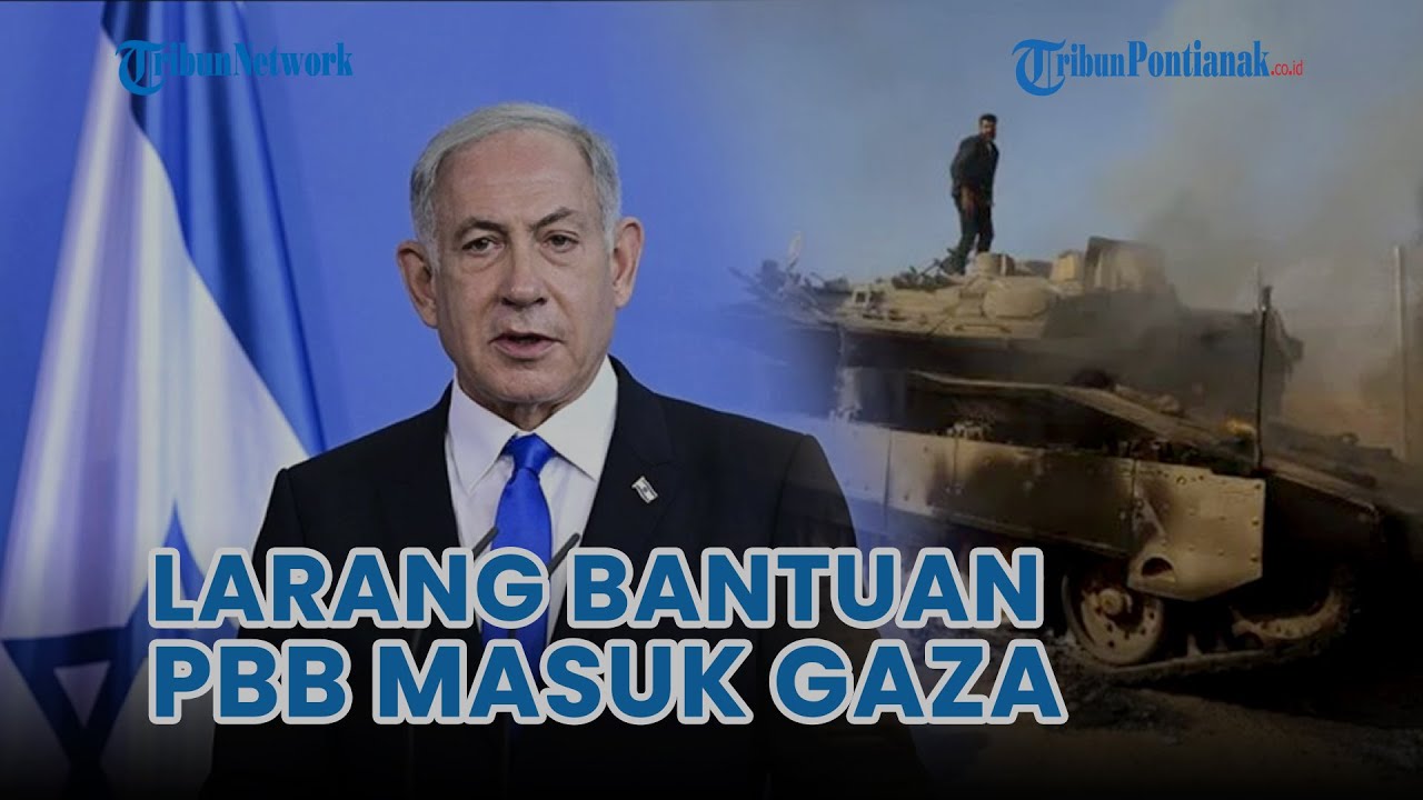 Israel Larang UNRWA Salurkan Bantuan Makanan Ke Gaza Utara - YouTube