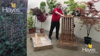 How to assemble a Suncoast Solid Teak Garden Bench