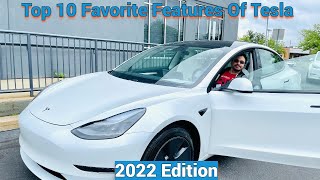Top 10 Favorite Features Of My Tesla Model 3 Long Range - 2022 Edition