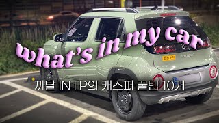 캐스퍼 추천템 : 귀찮은 거 질색하는 효율충 인팁의 왓츠인마이카