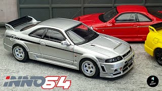 Nissan Skyline GT-R R33 400R Silver by Inno64 | UNBOXING and REVIEW