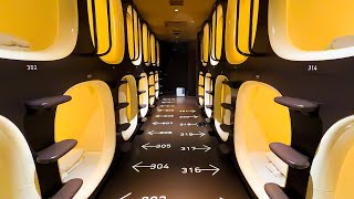 Japan's WOMEN-ONLY Capsule Hotel Offering Sleep Analysis Services😪 | 9hours woman Shinjuku