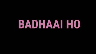 Badhaai ho movie review .......