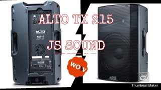 Alto TX215 Professional Active Monitor Speaker 600W | Review \u0026 SoundTest | Powered Loudspeaker Setup