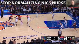 We have to stop normalizing the fact that NICK NURSE is an NBA head coach