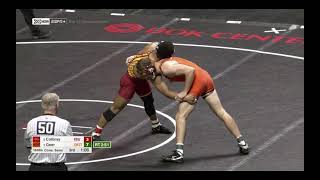 184lbs Dakota Geer (Oklahoma State) maj dec Sam Colbray (Iowa State)