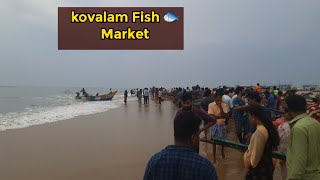 Kovalam Fish Market | Live Fish 🐠 | கோவளம் மீன் சந்தை