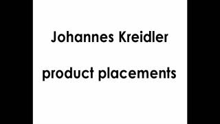 Johannes Kreidler - product placements (but slow enough)