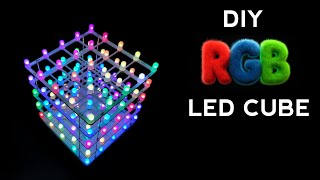 How to Make an RGB LED cube Using PCB