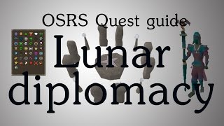 Osrs Lunar Diplomacy Quest Guide