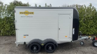 Humbaur HKPA gesloten opbouw Aluminium met laadklep