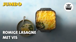 Wat eten we? Romige lasagne met vis