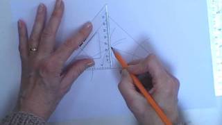 Construct the incircle of of a given triangle