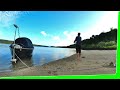 Solo Boat Camping - Shark fishing - Catch and Cook - EP.568