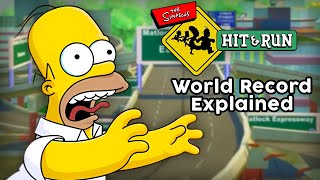 This Simpsons Hit \u0026 Run Speedrun is INSANE - World Record Commentated