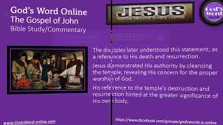 John Chapter 2: Bible Study Commentary_God'sWordOnline