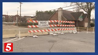 Nashville neighborhood frustrated by road closure of main entrance into subdivision