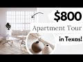 Our $800 Apartment Tour in Texas! Saddlewood | 1 bedroom | Lubbock Texas