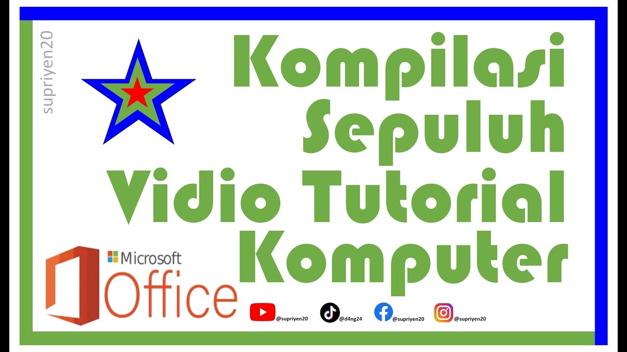 Kompilasi 10 Tutorial Komputer Bermanfaat Dan Penting Youtube