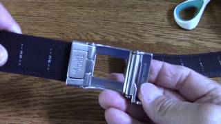 Review Kore Essentials Trakline ICON men's leather belt