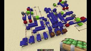 Minecraft 2 bit adder