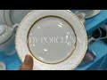 2024 modern embossed dinnerware set for restaurant