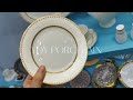 2024 modern embossed dinnerware set for restaurant