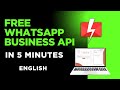 Get WhatsApp Business API For OTP SMS | Free WhatsApp OTP API in 5 Minutes | English