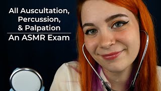 ASMR All Auscultation, Percussion, & Palpation 🩺 | Soft Spoken Medical RP