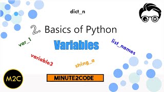 Variables in PYTHON | Python tutorials | Chapter 2 | URDU/HINDI | minutestocode