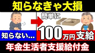 【老後資金】役所は絶対に教えない！簡単な申請で100万円以上支給される年金生活者支援給付金について詳しく解説！【老齢基礎年金/障害基礎年間/遺族基礎年金】