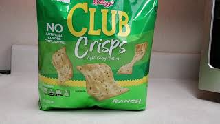 new Kelloggs Club Crisps ranch