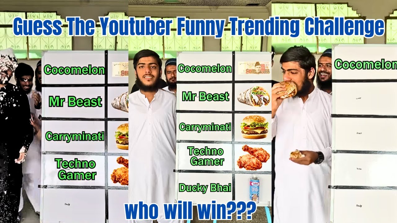 Guess The R Funny Trending Challenge Youtube