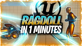 RAGDOLL in 1 MINUTE! | Unreal Engine 5 Tutorial