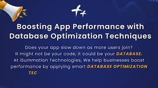 Boosting App Performance with Database Optimization Techniques