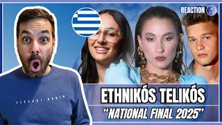 Greece National Selection 🇬🇷 Ethnikós Telikós | EUROVISION 2025 | REACTION