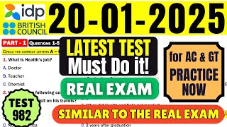 IELTS Listening Practice Test 2025 with Answers | 20.01.2025 | Test No - 982