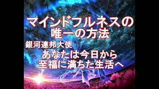 マインドフルネスの唯一の方法　あなたは今日から至福に満ちた生活へ 銀河連邦オーロラレイチャネリングメッセージ