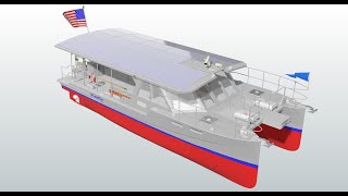 Lyman-Morse 49' Fully Electric, Solar Powered Vessel \