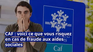 CAF : voici ce que vous risquez en cas de fraude aux aides sociales